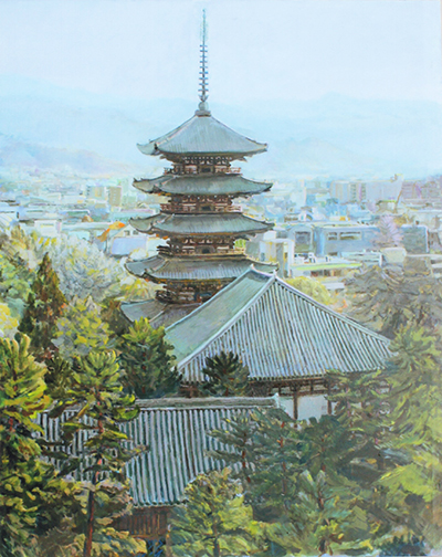 日展洋画部門 阪本さんと鳥居さんが入選 – 日高新報