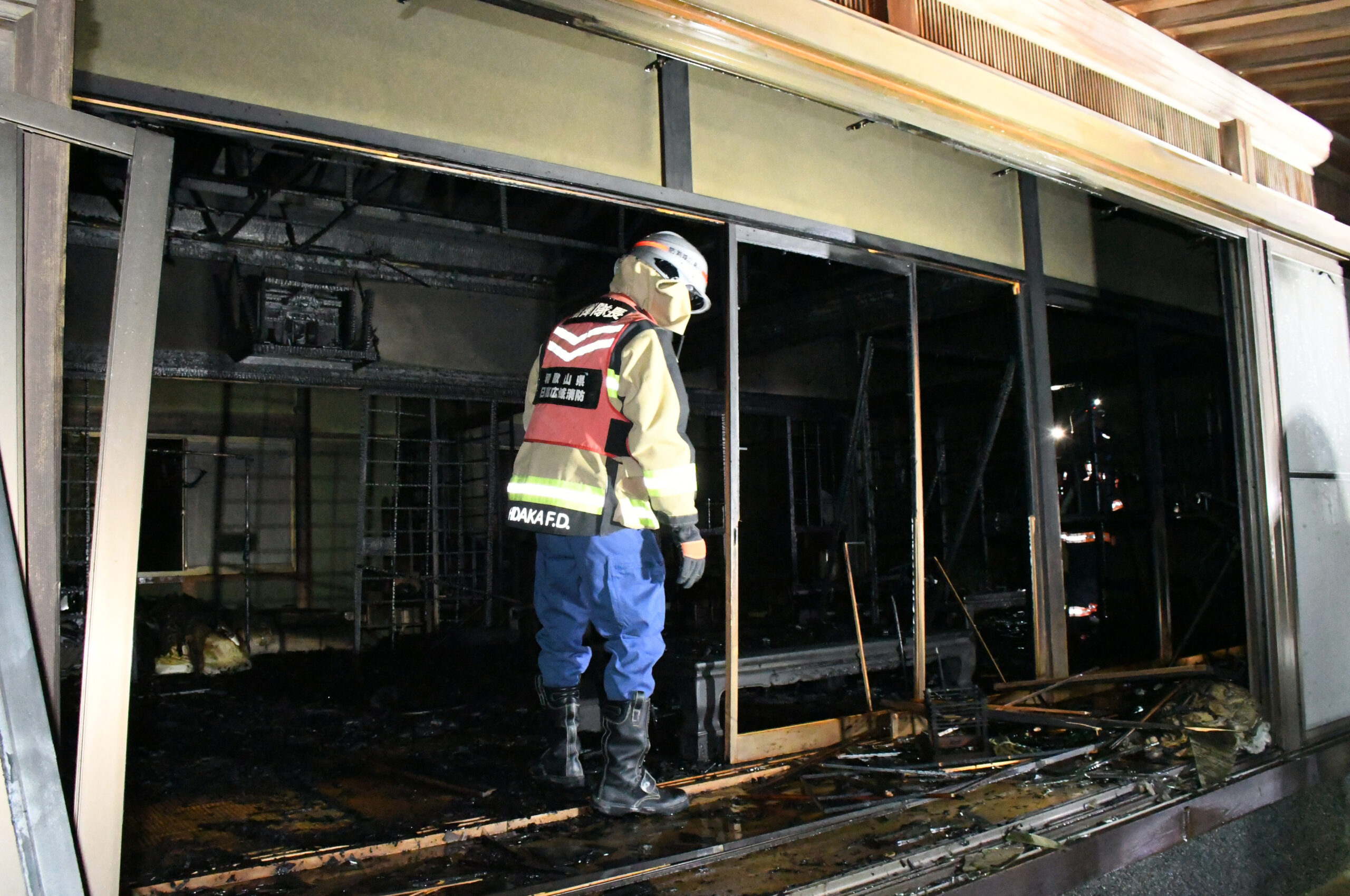 日高町で民家火災 一人暮らしの高齢女性が死亡 – 日高新報